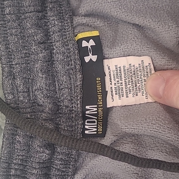 UNDER ARMOUR MEN'S STORM ARMOUR FLEECE SWEATPANTS MEDIUM - Picture 4 of 10
